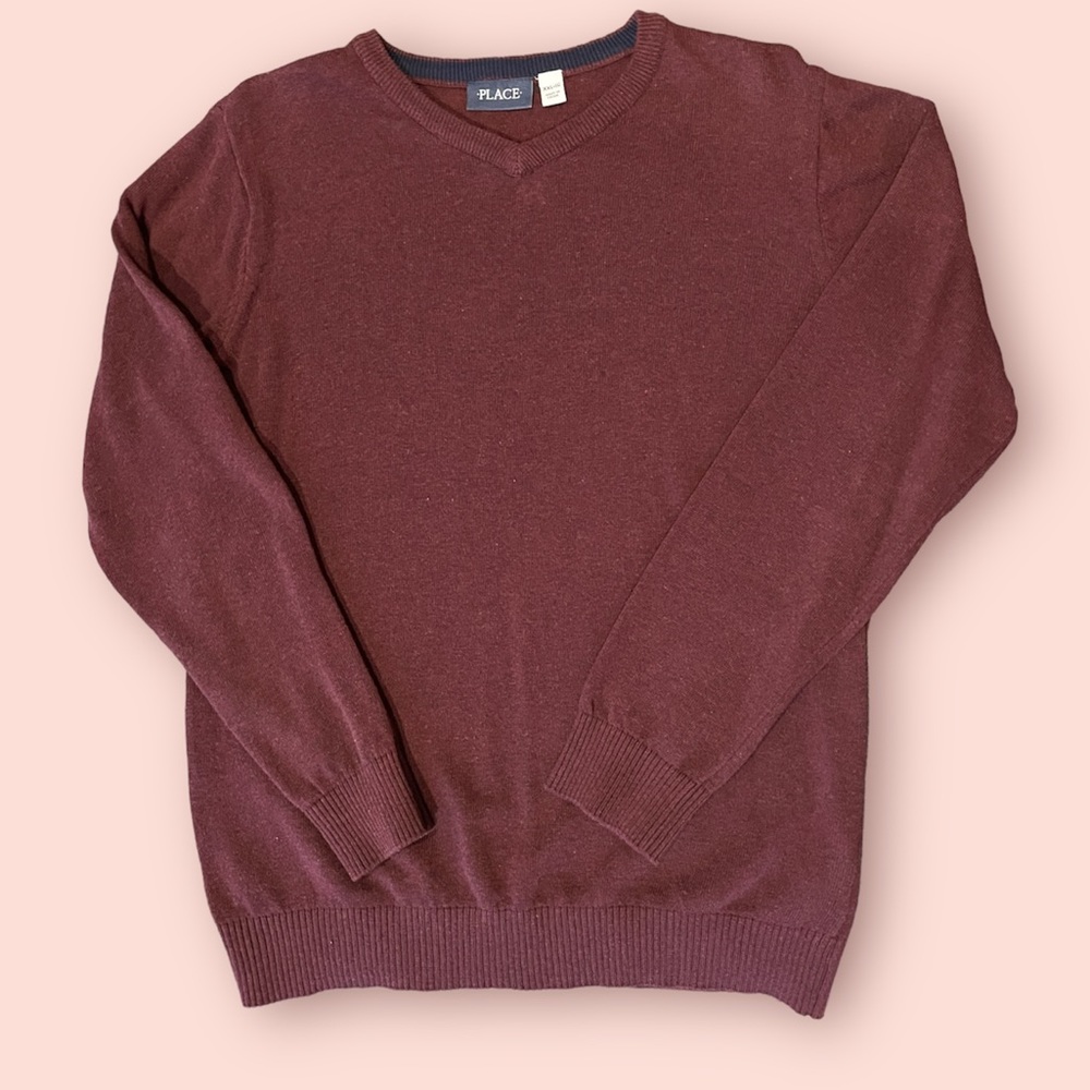 Children’s Place boys maroon sweater. Size 16
